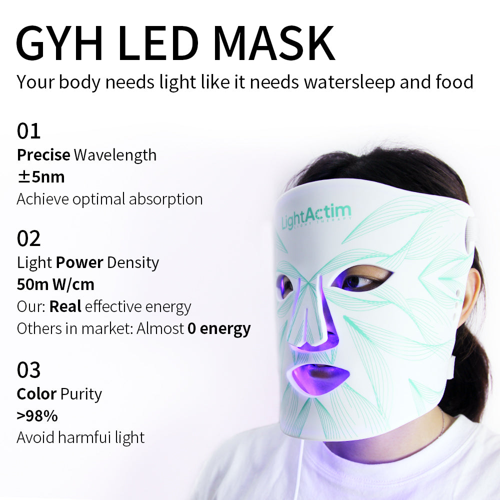 LED-Lichttherapie-Gesichtsmaske – Anti-Aging